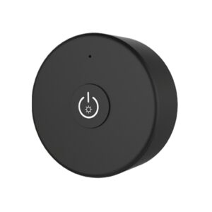 LED ovládač RF12 mini čierny 2,4GHz pre LED pásy | iconic-led.sk